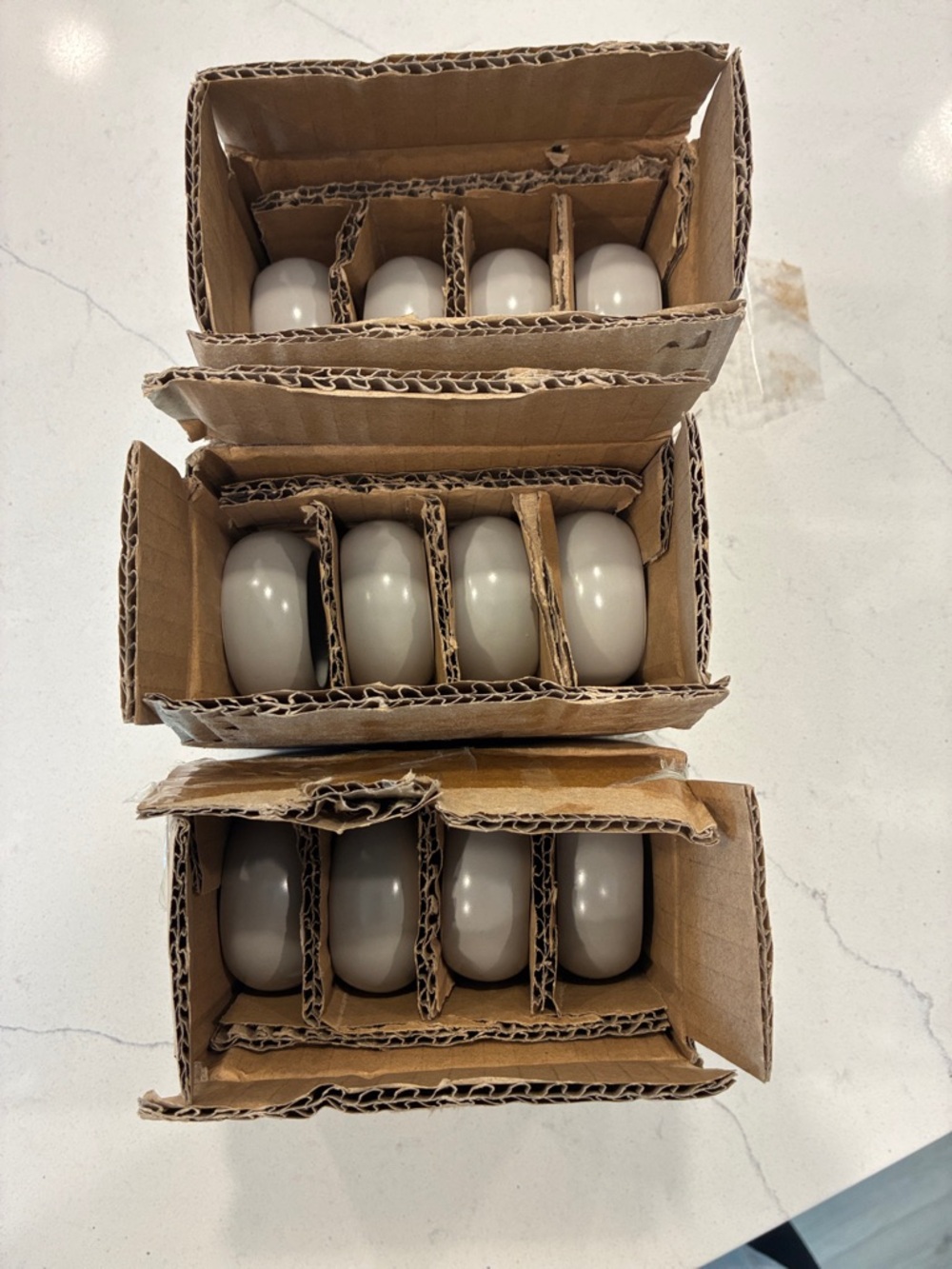 Williams Sonoma - Grey - Napkin Rings - Set of 12